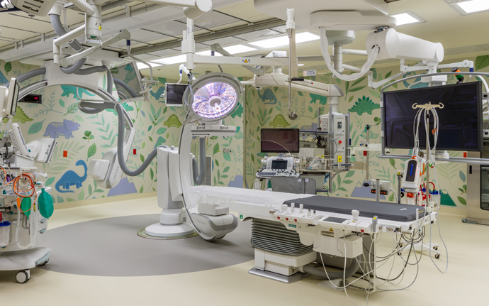 The new procedures suite in the Teck Acute Care Centre at BC Children's Hospital